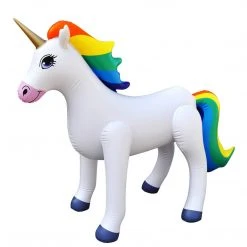 COSTUMEISH Inflatable Unicorn, 40 Inch Long Decor