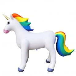 COSTUMEISH Inflatable Unicorn, 40 Inch Long Decor