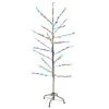 Everbright Trading Inc Decor Silver 58" Retro Artificial Christmas Tree W/ Light Up Leaves 2 Everbright Trading Inc Decor Silver 58" Retro Artificial Christmas Tree W/ Light Up Leaves
