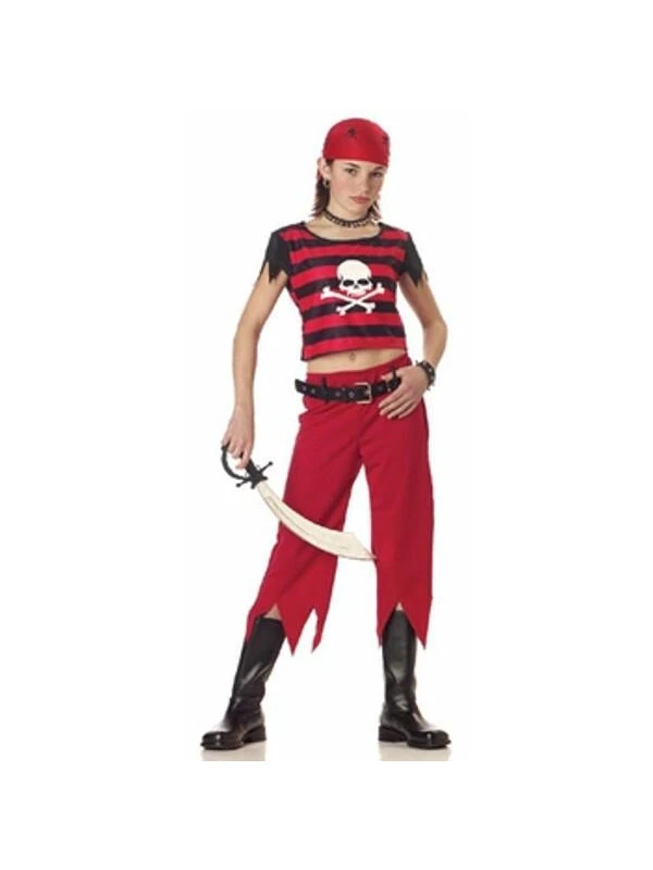 California Costume Co. Child's Hip Punk Pirate Girl Costume Kids Costumes 3 California Costume Co. Child's Hip Punk Pirate Girl Costume Kids Costumes