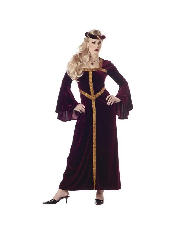 California Costume Co. Adult Burgundy Guinevere Costume 3 California Costume Co. Adult Burgundy Guinevere Costume