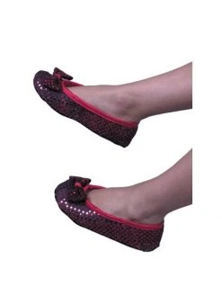 Charades Adult Red Dorothy Costume Shoes