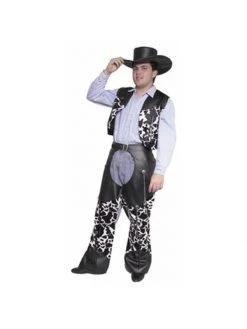 Charades Hats Adult Black Costume Cowboy Hat