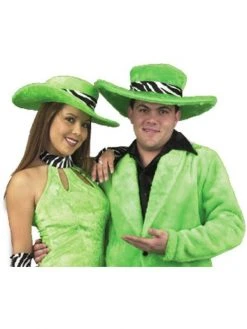 Charades Adult Men's Fur Pimp Hat Hats