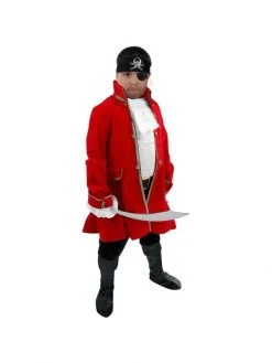 Charades Child's Velvet Pirate Captain Costume