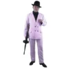 Charades Adult Men's Pink Gangster Suit Costume Adult Costumes