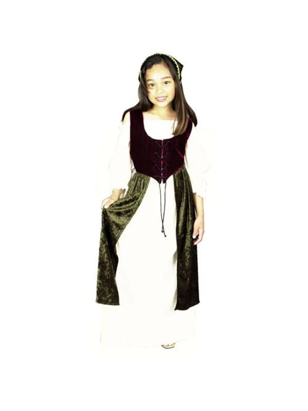 Charades Kids Costumes Child's Village Wench Costume 3 Charades Kids Costumes Child's Village Wench Costume