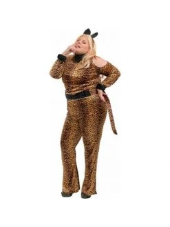 California Costume Co. Adult Costumes Adult Plus Size Leopard Costume