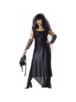 California Costume Co. Adult Plus Size Gothic Bride Costume