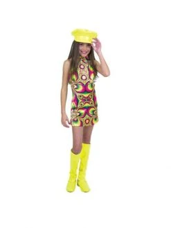 Charades Child's Swirl Go Go Dress Costume