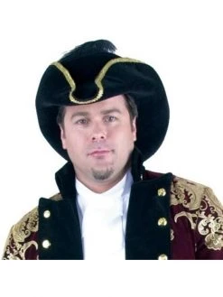 Charades Velvet Pirate Hat Hats