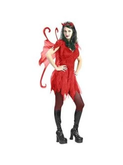 Fun World Adult Costumes Adult Devil Fairy Girl Costume