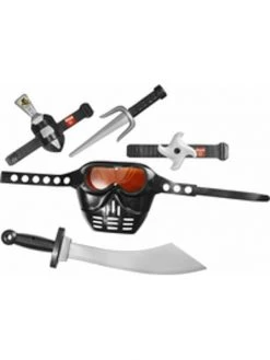 California Costume Co. Ninja Warrior Costume Play Toy Set Action Props