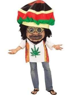 Brands On Sale Adult Costumes Adult Funny Rasta Guy Costume