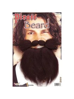Forum Novelties Inc. Adult Black Costume Pirate Beard Costume Facial Hair