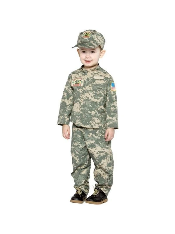 Exclusive Toddler US ARMY Uniform Costume 3 Exclusive Toddler US ARMY Uniform Costume