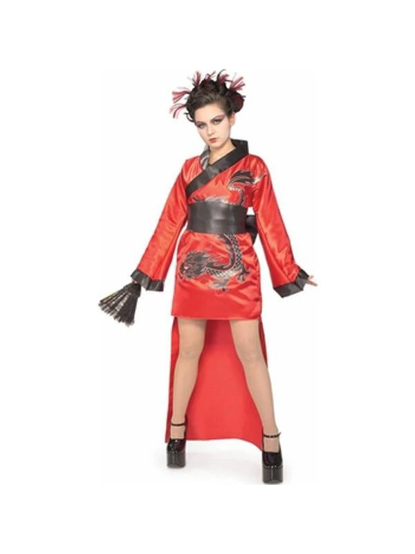 Rubies Teen Dragon Lady Kimono Costume 3 Rubies Teen Dragon Lady Kimono Costume