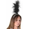 Rubies Hats Black 20's Flapper Feather Headpiece