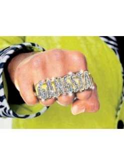 Rubies Gangsta Ring Costume Prop Costume Jewelry