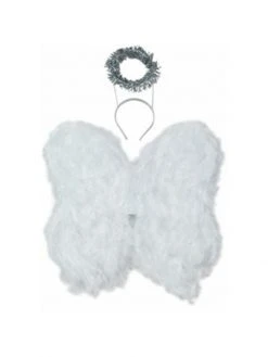 California Costume Co. Feather Angel Wings With Halo