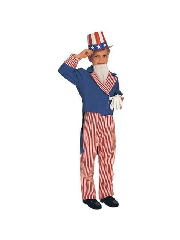 Rubies Kids Costumes Child's Uncle Sam Costume 3 Rubies Kids Costumes Child's Uncle Sam Costume