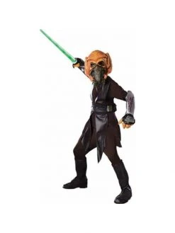 Rubies Kids Costumes Childs Clone Wars Deluxe Child Plo Koon Costume