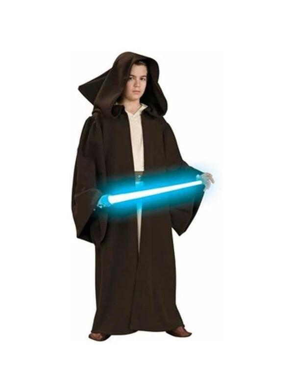 Rubies Kids Costumes Child's Super Deluxe Jedi Robe Costume 3 Rubies Kids Costumes Child's Super Deluxe Jedi Robe Costume