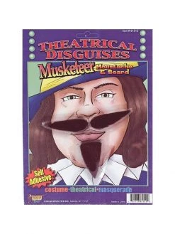 Forum Novelties Inc. Adult Musketeer Costume Moustache Costume Facial Hair