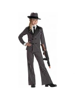 California Costume Co. Child's Mafia Gangster Girl Costume Kids Costumes