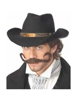 California Costume Co. Costume Facial Hair Adult Gunslinger Cowboy Costume Moustache