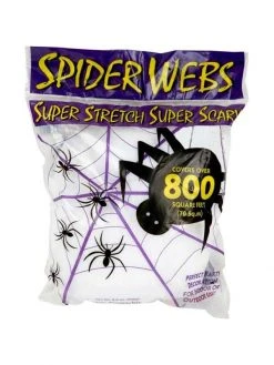 Fun World Decor Jumbo Size White Spider Web
