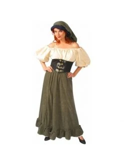 Alexander Costumes Adult Green Renaissance Peasant Lady Costume