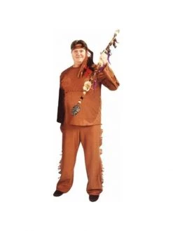 Alexander Costumes Adult Plus Size Deluxe Indian Warrior Costume Adult Costumes