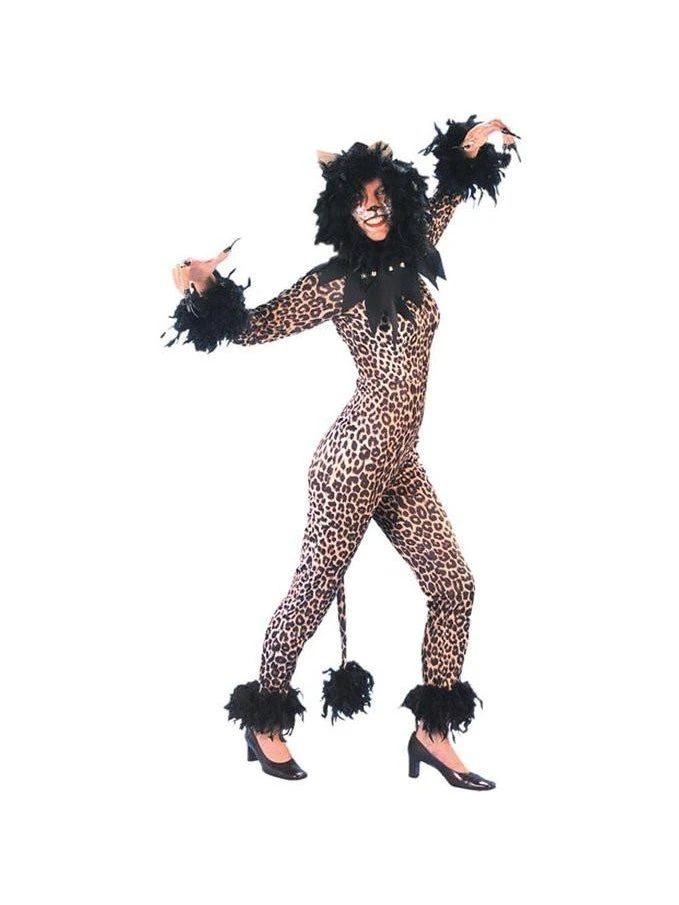 Exclusive Adult Costumes Women's Leopard Musical Cat Costume 3 Exclusive Adult Costumes Women's Leopard Musical Cat Costume
