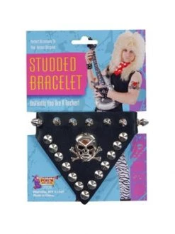 Forum Novelties Inc. Adult 80's Style Skull Studded Bracelet