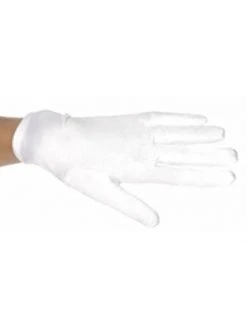 Be Wicked Child's White Spandex Costume Gloves