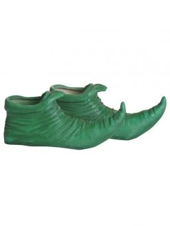 J & A Shoes & Boots Green Rubber Elf Shoes