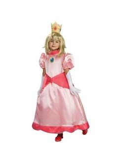 Rubies Child Deluxe Princess Peach Costume Kids Costumes