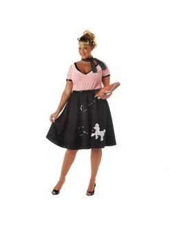 California Costume Co. Adult Costumes Adult Plus Size Poodle Dress Costume