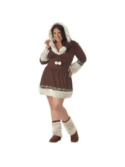 California Costume Co. Adult Plus Size Eskimo Costume