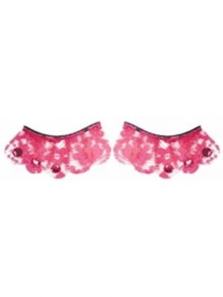 Disguise Costume Make-up Pink Lace Fake Eyelashes