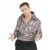 Charades Adult Purple Disco Shirt Men's Costumes