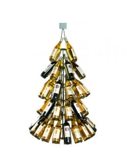 Exclusive Decor Christmas Tree Wine Rack