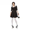 Seeing Red Women's Gothic Wednesday Costume 2 Seeing Red Women's Gothic Wednesday Costume