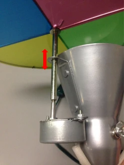 Kurt Adler Revolving Color Wheel Decor