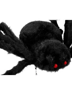 Sunstar Black Hairy Spider Prop Decor