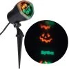 Sunstar Orange & Green Spinning Lightshow Projection "Happy Halloween" Halloween Decoration