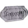 Fitco Decor Halloween Morgue Sign Prop 2 Fitco Decor Halloween Morgue Sign Prop