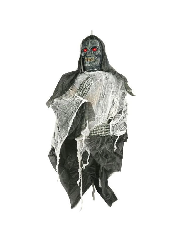 Fitco Hanging Screaming Skull Halloween Prop Decor 3 Fitco Hanging Screaming Skull Halloween Prop Decor