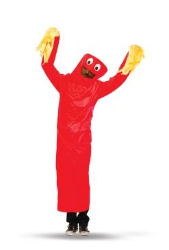 Seeing Red Men's Costumes Adult Wild Waving Tube Guy Costume